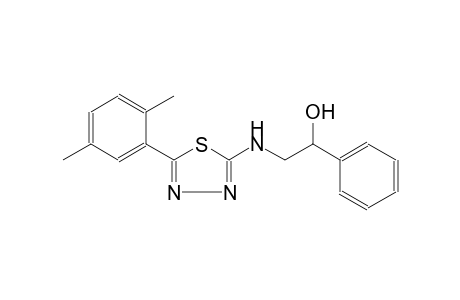 2-{[5-(2,5-dimethylphenyl)-1,3,4-thiadiazol-2-yl]amino}-1-phenylethanol