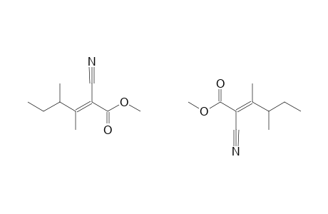 METHYL-(E/Z,R/S)-2-CYANO-3,4-DIMETHYL-2-HEXENOATE