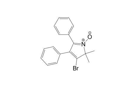 2H-Pyrrole, 3-bromo-2,2-dimethyl-4,5-diphenyl-, 1-oxide