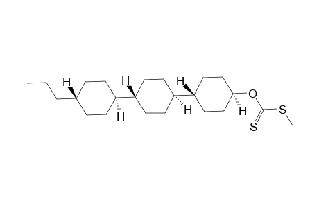 S-Methyl O-{trans-4-[trans-4-(trans-4-propylcyclohexyl)cyclohexyl]cyclohexyl} dithiocarbonate