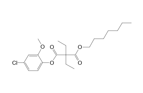 Diethylmalonic acid, 4-chloro-2-methoxyphenyl heptyl ester