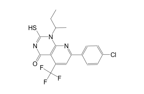 pyrido[2,3-d]pyrimidin-4(1H)-one, 7-(4-chlorophenyl)-2-mercapto-1-(1-methylpropyl)-5-(trifluoromethyl)-