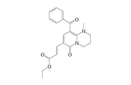 9-Benzoyl-7-[(E)-ethoxycarbonylvinyl]-1-methyl-1,2,3,4-tetrahydropyrido[1,2-a]pyrimidin-6-one