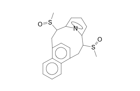 [2](1,4)Naphthaleno[2](2,6)pyridinophane, 1,12-bis(methylsulfinyl)-