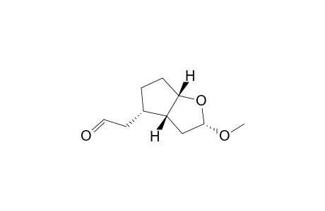 2H-Cyclopenta[b]furan-4-acetaldehyde, hexahydro-2-methoxy-, (2.alpha.,3a.beta.,4.alpha.,6a.beta.)-