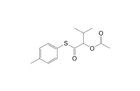 1-[(p-Tolylthio)carbonyl]-2-methylpropyl acetate