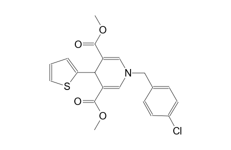 3,5-pyridinedicarboxylic acid, 1-[(4-chlorophenyl)methyl]-1,4-dihydro-4-(2-thienyl)-, dimethyl ester