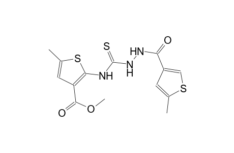 methyl 5-methyl-2-[({2-[(5-methyl-3-thienyl)carbonyl]hydrazino}carbothioyl)amino]-3-thiophenecarboxylate