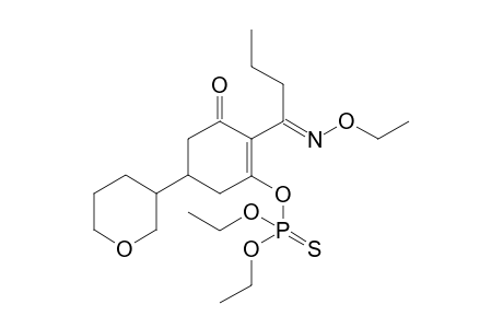 Phosphorothioic acid, O-[2-[1-(ethoxyimino)butyl]-3-oxo-5-(tetrahydro-2H-pyran-3-yl)-1-cyclohexen-1-yl] O,O-diethyl ester
