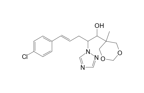 1H-1,2,4-Triazole-1-ethanol, beta-[3-(4-chlorophenyl)-2-propenyl]-alpha-(5-methyl-1,3-dioxan-5 -yl)-, (R*,R*)- (Dia B)