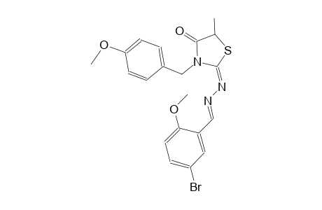 5-bromo-2-methoxybenzaldehyde [(2E)-3-(4-methoxybenzyl)-5-methyl-4-oxo-1,3-thiazolidin-2-ylidene]hydrazone