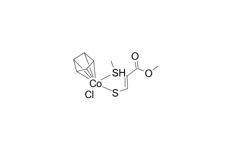 (.eta.(5)-cyclopentadienyl)(chloro)[(methoxycarbonyl)-1-methylthio-.xi.S-ethylene-2-thiolato]cobalt(III)