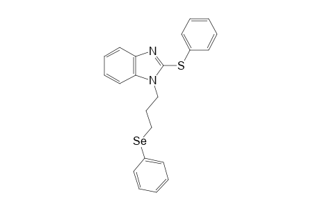 1-(3-phenylselanylpropyl)-2-phenylsulfanyl-benzimidazole
