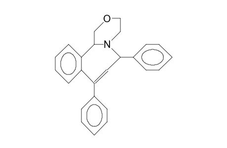 6,8-Diphenyl-3,4,5,12b-tetrahydro-1H-(1,4)oxazino(4,3-A)(2)benzazepine