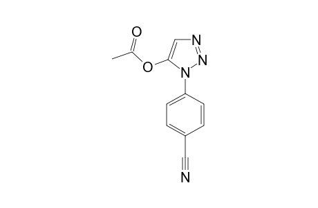 1-(PARA-CYANOPHENYL)-5-ACETOXY-1,2,3-TRIAZOLE