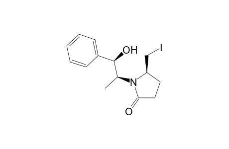 (1S,2R,5R)-5-Iodomethyl-1-(2-hydroxy-1-methyl-2-phenylethyl-2-pyrrolidinone