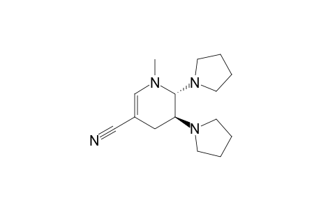 trans-1-Methyl-2,3-bis(1-pyrrolidinyl)-1,2,3,4-tetrahydropyridine-5-carbonitrile