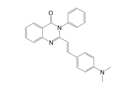 trans-2-[2-(4-Dimethylaminophenyl)vinyl]-3-phenyl-3H-quinazolin-4-one[new2]2-[(E)-2-(4-Dimethylamino-phenyl)-vinyl]-3-phenyl-3H-quinazolin-4-one