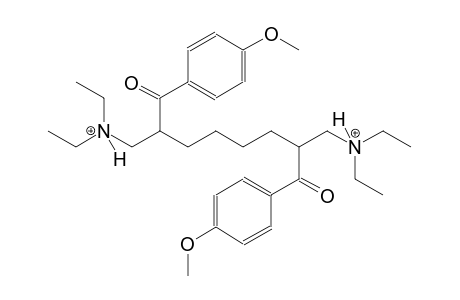 N~1~,N~1~,N~8~,N~8~-tetraethyl-2,7-bis(4-methoxybenzoyl)-1,8-octanediaminium