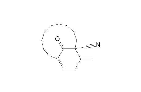 14-Methyl-15-oxobicyclo[9.3.1]pentadec-11-en-1-carbonitrile