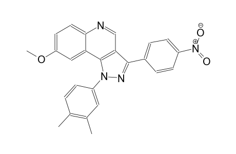 1-(3,4-dimethylphenyl)-8-methoxy-3-(4-nitrophenyl)-1H-pyrazolo[4,3-c]quinoline