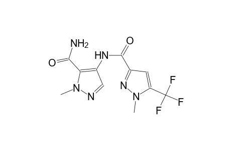 N-[5-(aminocarbonyl)-1-methyl-1H-pyrazol-4-yl]-1-methyl-5-(trifluoromethyl)-1H-pyrazole-3-carboxamide