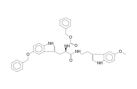 (L)-N-BENZYLOXYCARBONYL-5-BENZYLOXYTRYPTOPHAN, N-[2-(5-METHOXY-3-INDOLYL)ETHYL]AMIDE