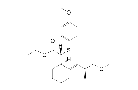(2R)-2-[(1R,2E)-2-[(2S)-3-methoxy-2-methyl-propylidene]cyclohexyl]-2-[(4-methoxyphenyl)thio]acetic acid ethyl ester