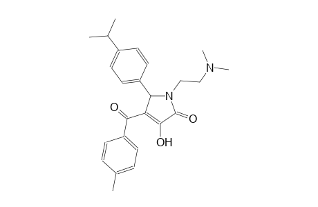 2H-pyrrol-2-one, 1-[2-(dimethylamino)ethyl]-1,5-dihydro-3-hydroxy-4-(4-methylbenzoyl)-5-[4-(1-methylethyl)phenyl]-