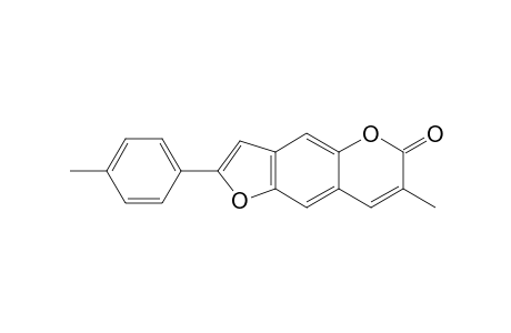 7-Methyl-2-(4-methylphenyl)-6-furo[2,3-g][1]benzopyranone