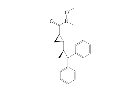 N-Methoxy-N-methyl-trans-3-(2,2-diphenyl-1R*-cyclopropyl)-1S*,2R*-cyclo[ropanecarboxamide