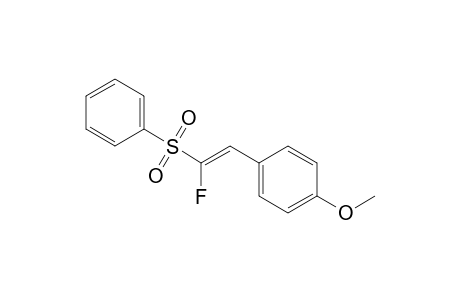 1-Fluoro-2-(4-methoxyphenyl)ethenyl phenyl sulfone