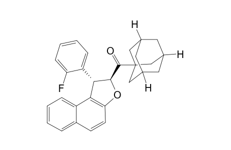 trans-1-Adamantyl-1-(2-fluorophenyl)-1,2-dihydronaphtho[2,1-b]furan-2-ylmethanone