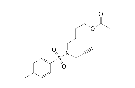 N-(4'-Acetoxybut-2'-enyl)-N-(prop-2'-ynyl)-p-toluenesulfonamide