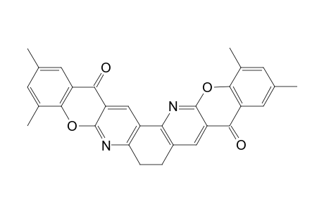 7,8-Dihydro-1,3,11,13-tetramethyl-5H,15H-bis[1]chromeno[2,3-b:2',3'-J][1,7]phenanthroline-5,15-dione