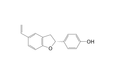 2(R)-(4-Hydroxyphenyl)-5-vinyl-2,3-dihydrobenzo-furan