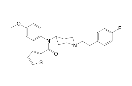 N-(1-[2-(4-Fluorophenyl)ethyl]piperidin-4-yl)-N-(4-methoxyphenyl)thiophene-2-carboxamide