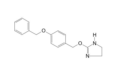 2-{[p-(BENZYLOXY)PHENOXY]METHYL}-2-IMIDAZOLINE