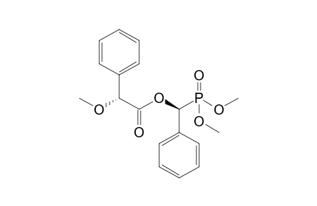 (1S)-Dimethyl-1-[(2'R)-2'-methoxy-2'-phenylacetyloxy]-1-phenylmethyl phosphonate
