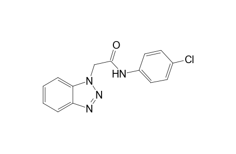 2-(Benzotriazol-1-yl)-N-(4-chlorophenyl)acetamide