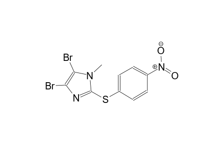 1H-imidazole, 4,5-dibromo-1-methyl-2-[(4-nitrophenyl)thio]-