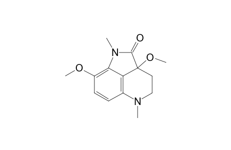 1,2,2a,3,4,5,Hexahydro-2a,8-dimethoxy-1,5-dimethyl-2-oxopyrrolo[4,3,2-de]quinoline