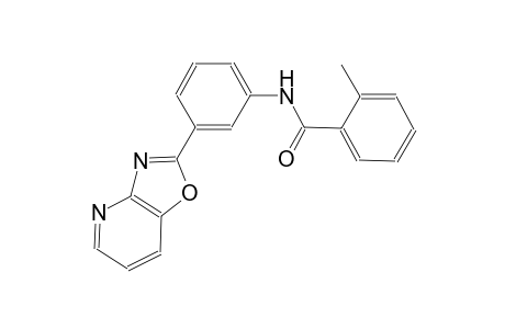 2-methyl-N-(3-[1,3]oxazolo[4,5-b]pyridin-2-ylphenyl)benzamide