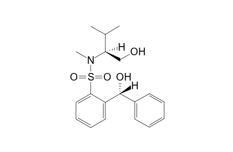 2-[(R)-hydroxy(phenyl)methyl]-N-methyl-N-[(1S)-2-methyl-1-methylol-propyl]benzenesulfonamide