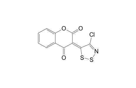 (E/Z)-3-(4-Chloro-5H-1,2,3-dithiazol-5-ylidene)-3,4-dihydro-2H-1-benzopyran-2,4-dione