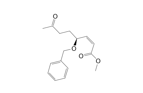 (Z)-4-benzoxy-7-keto-oct-2-enoic acid methyl ester
