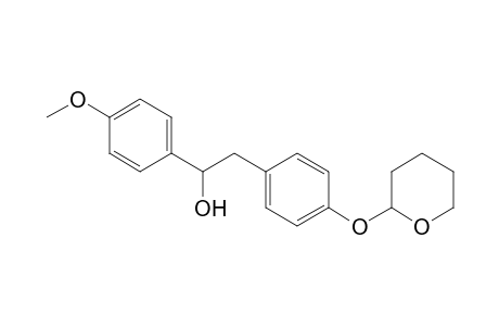 1-(4-Methoxyphenyl)-2-(4-tetrahydropyran-2-yloxyphenyl)ethanol