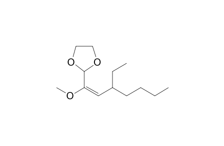 1-(1',3'-Dioxolan-2'-yl)-3-ethyl-1-methoxyhept-1-ene
