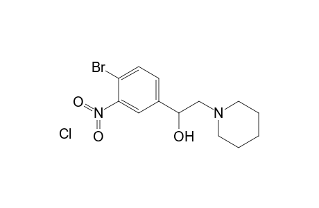 1-(4'-Bromo-3'-nitrophenyl)-2-piperdinoethanol hydrochloride