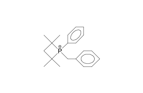 1-Phenyl-1-benzyl-2,2,4,4-tetramethyl-phosphetanium cation